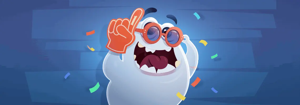 Choose your game and play with 100 free spins!
